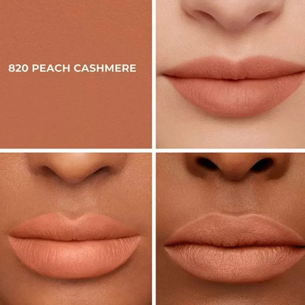 Laura Mercier $46 Caviar Smoothing Matte Lipstick in Peach Cashmere NIB